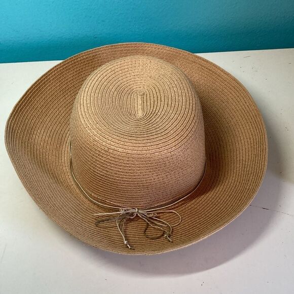 Scala Pronto Womens Straw Summer Hat Tan Packable - Picture 1 of 8